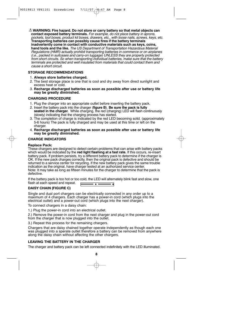 Black & Decker VPX1101 User Manual | Page 8 / 40