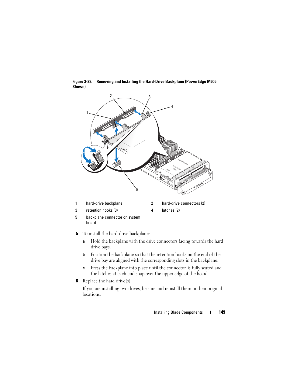 The blade chassis. see figure 3-28 | Dell PowerEdge M805 User Manual | Page 149 / 236
