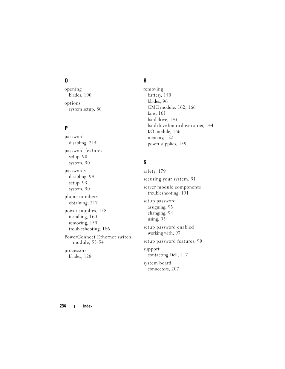 Dell PowerEdge M805 User Manual | Page 234 / 236