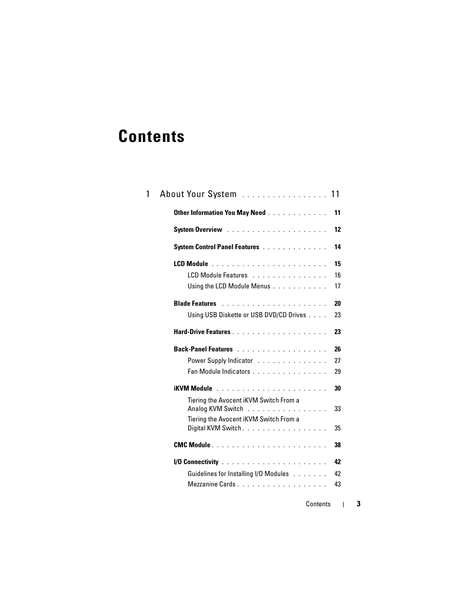 Dell PowerEdge M805 User Manual | Page 3 / 236