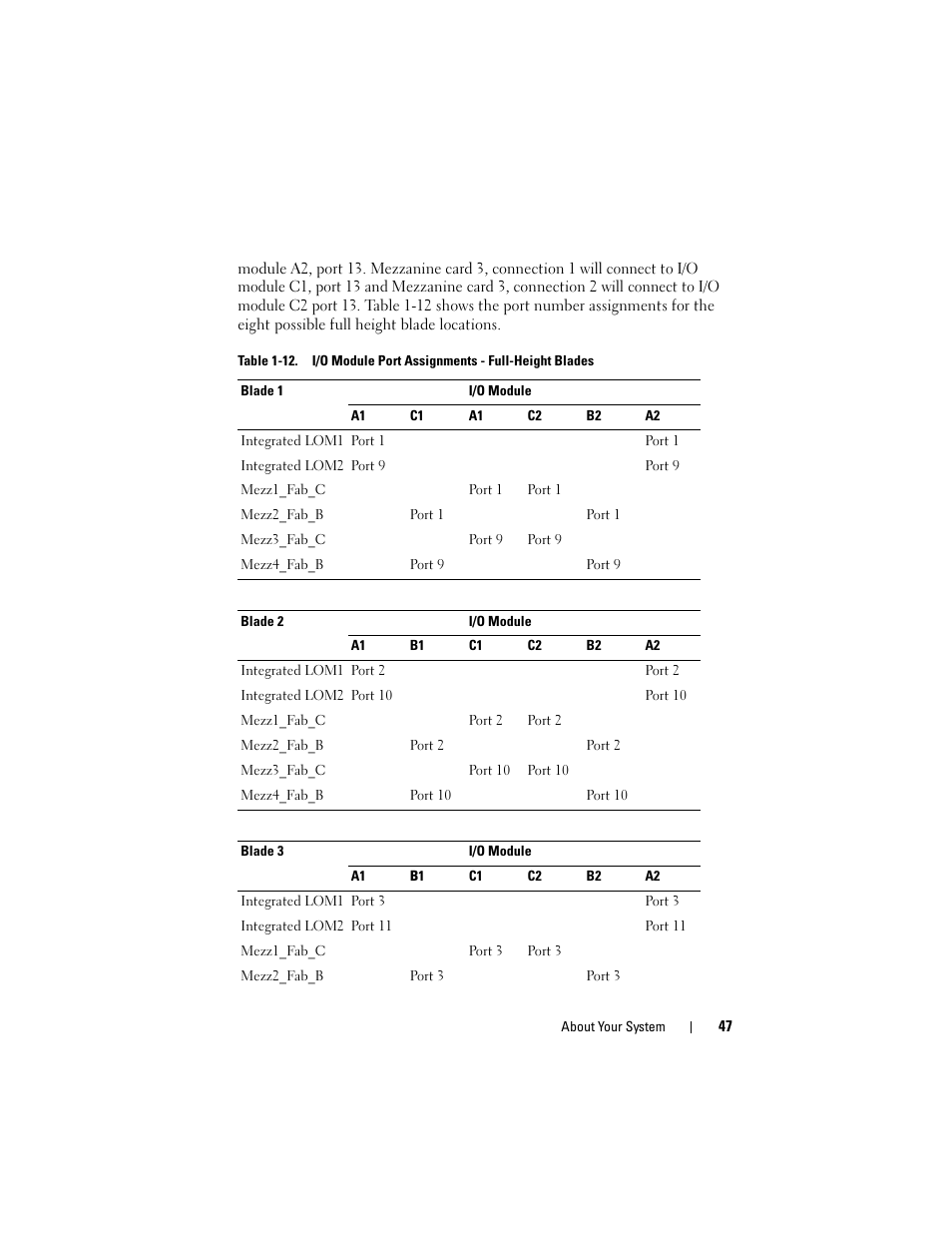 Dell PowerEdge M805 User Manual | Page 47 / 236