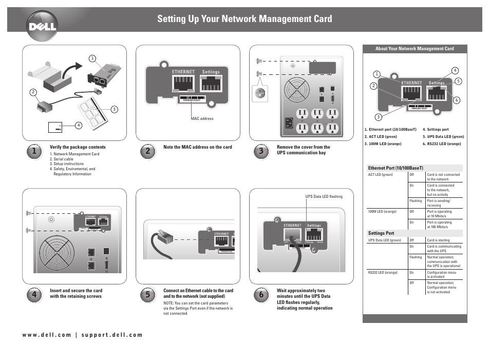 Dell UPS 500T User Manual | 2 pages
