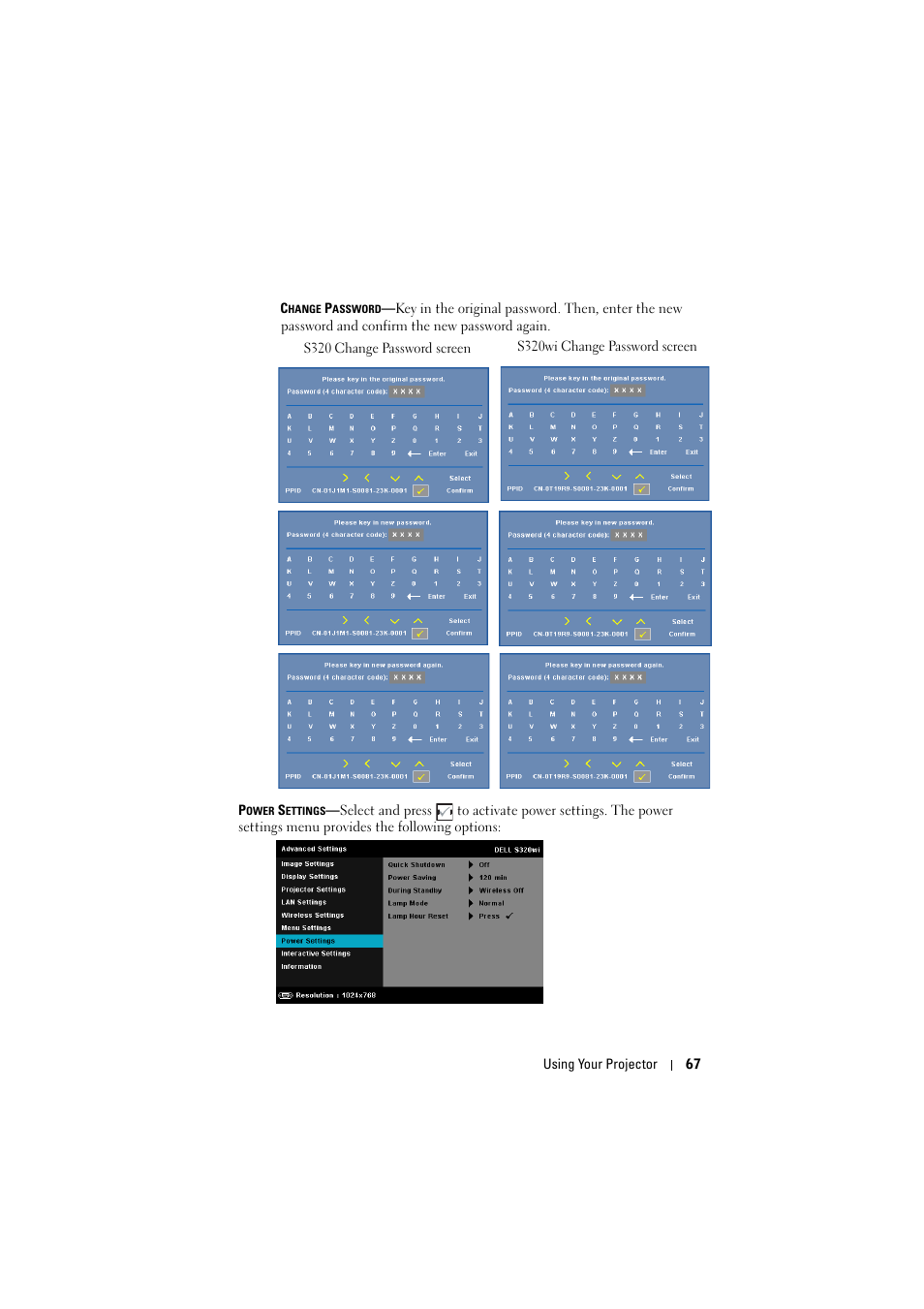 Dell S320wi Projector User Manual | Page 67 / 152