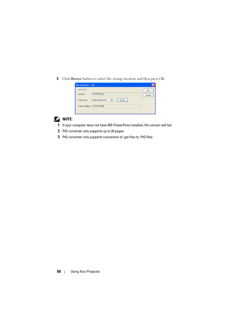 Dell S320wi Projector User Manual | Page 88 / 152