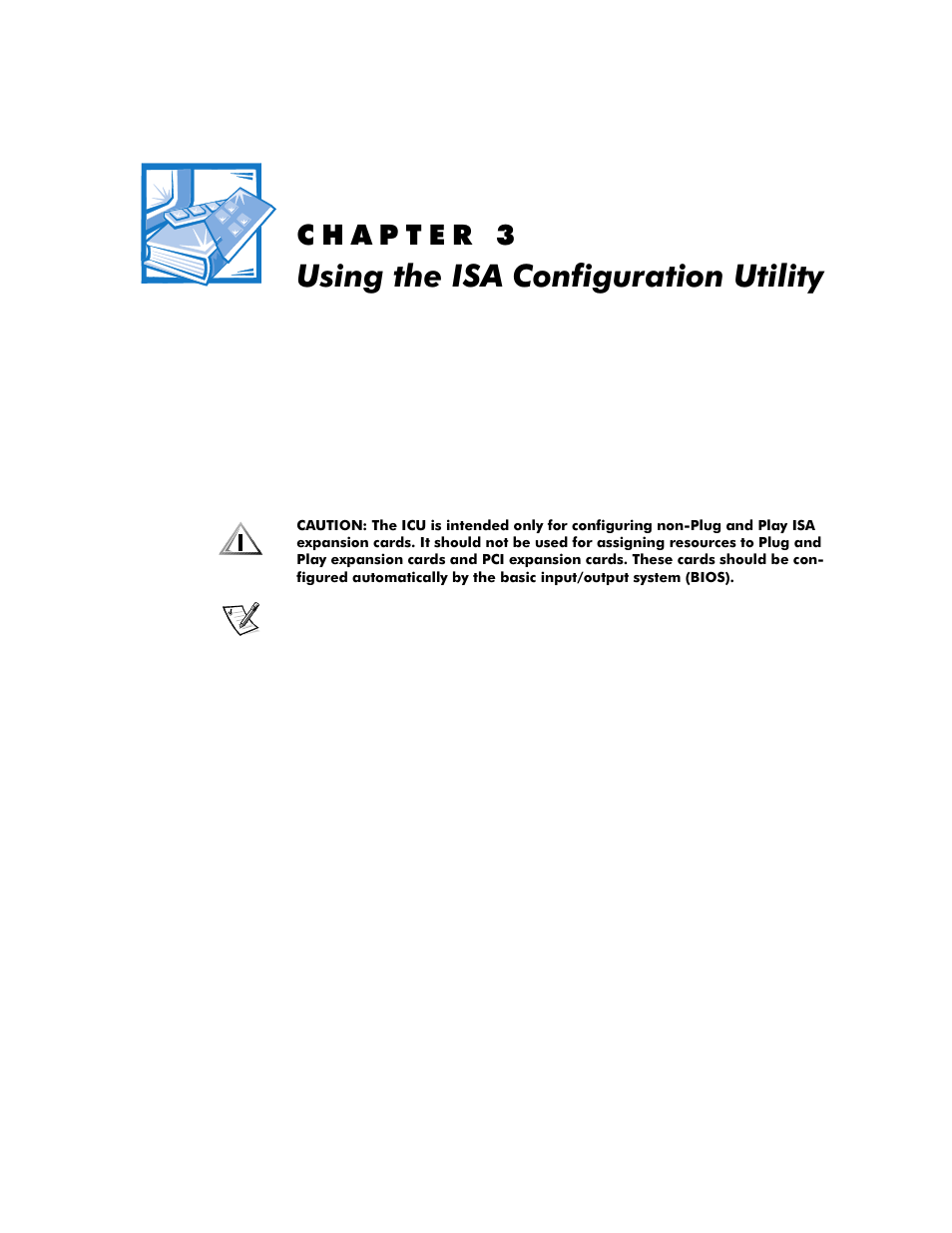 Using the isa configuration utility, Kdswhu, 8vlqjwkh,6$&rqiljxudwlrq8wlolw | Dell OptiPlex G1 User Manual | Page 57 / 164