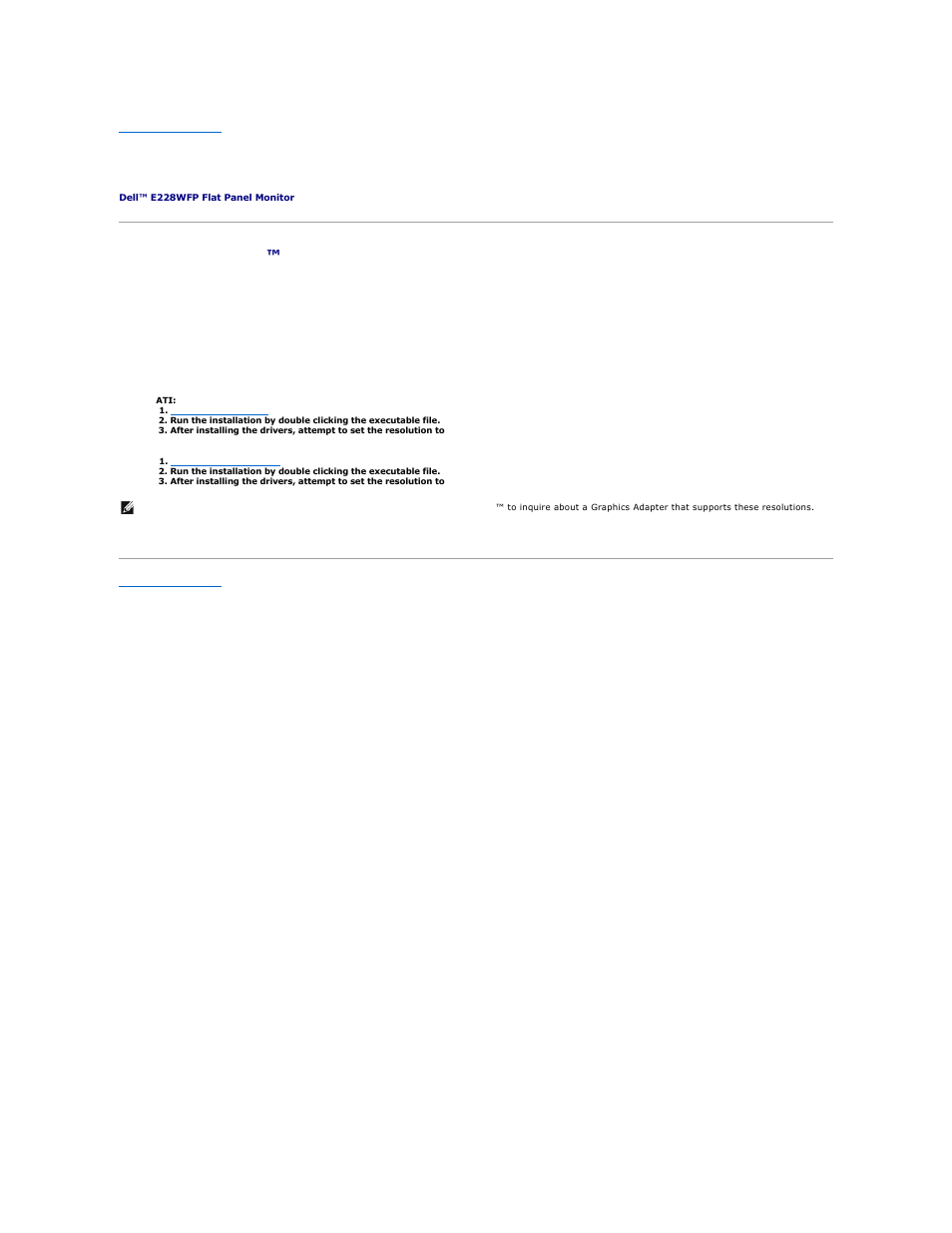 Setting up your monitor | Dell E228WFP Monitor User Manual | Page 18 / 37