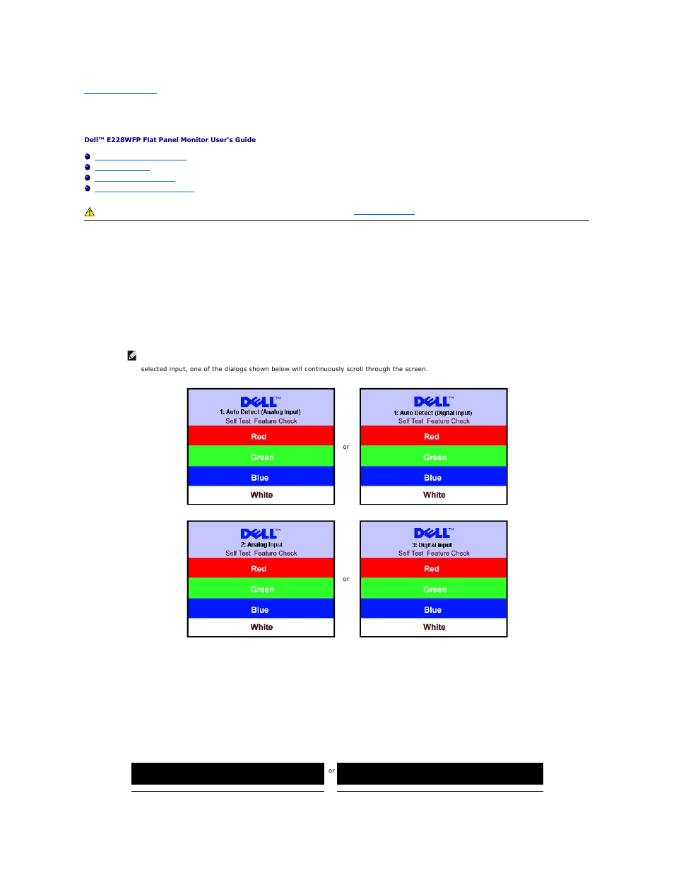 Solving problems, Troubleshooting your monitor | Dell E228WFP Monitor User Manual | Page 33 / 37
