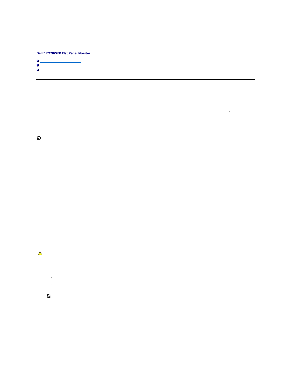 Appendix, Fcc identification information, Caution: safety instruction | Dell E228WFP Monitor User Manual | Page 8 / 37