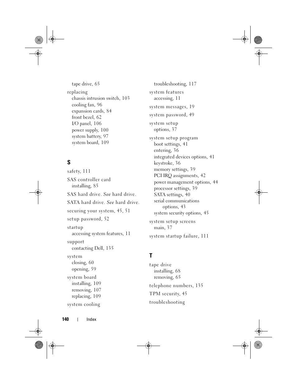 Dell PowerEdge T110 II User Manual | Page 140 / 142