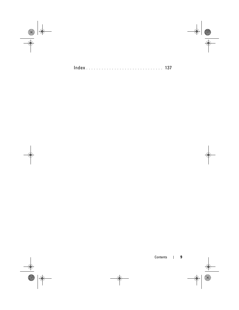 Index | Dell PowerEdge T110 II User Manual | Page 9 / 142