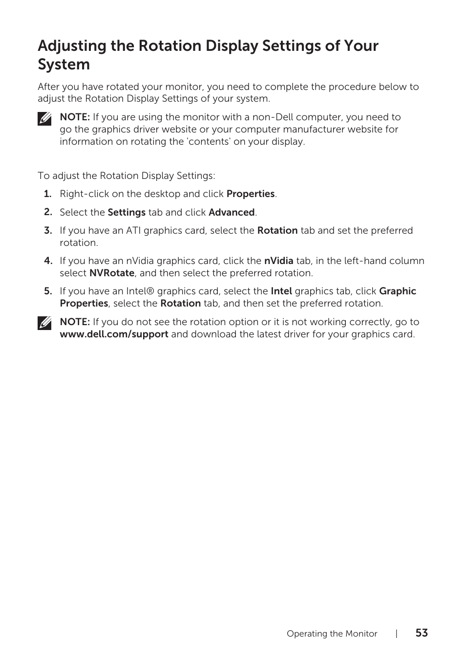 Dell U2715H Monitor User Manual | Page 53 / 63