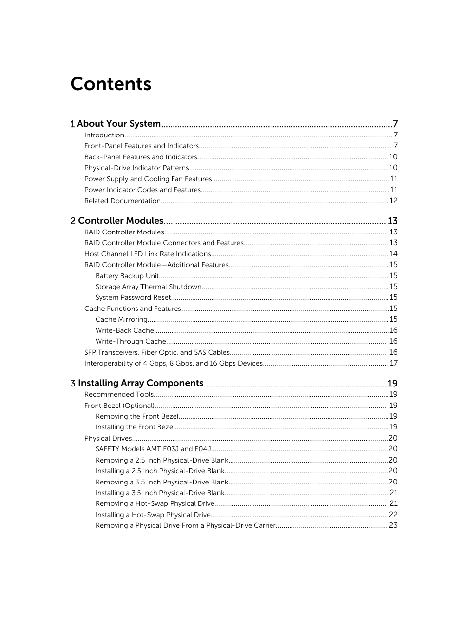 Dell PowerVault MD3820f User Manual | Page 3 / 51