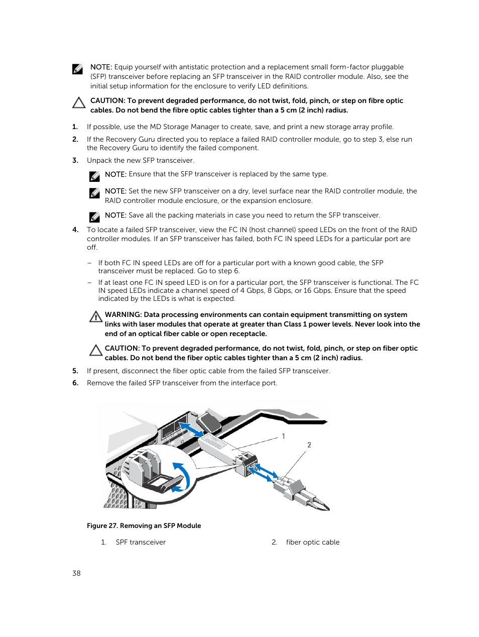 Dell PowerVault MD3820f User Manual | Page 38 / 51