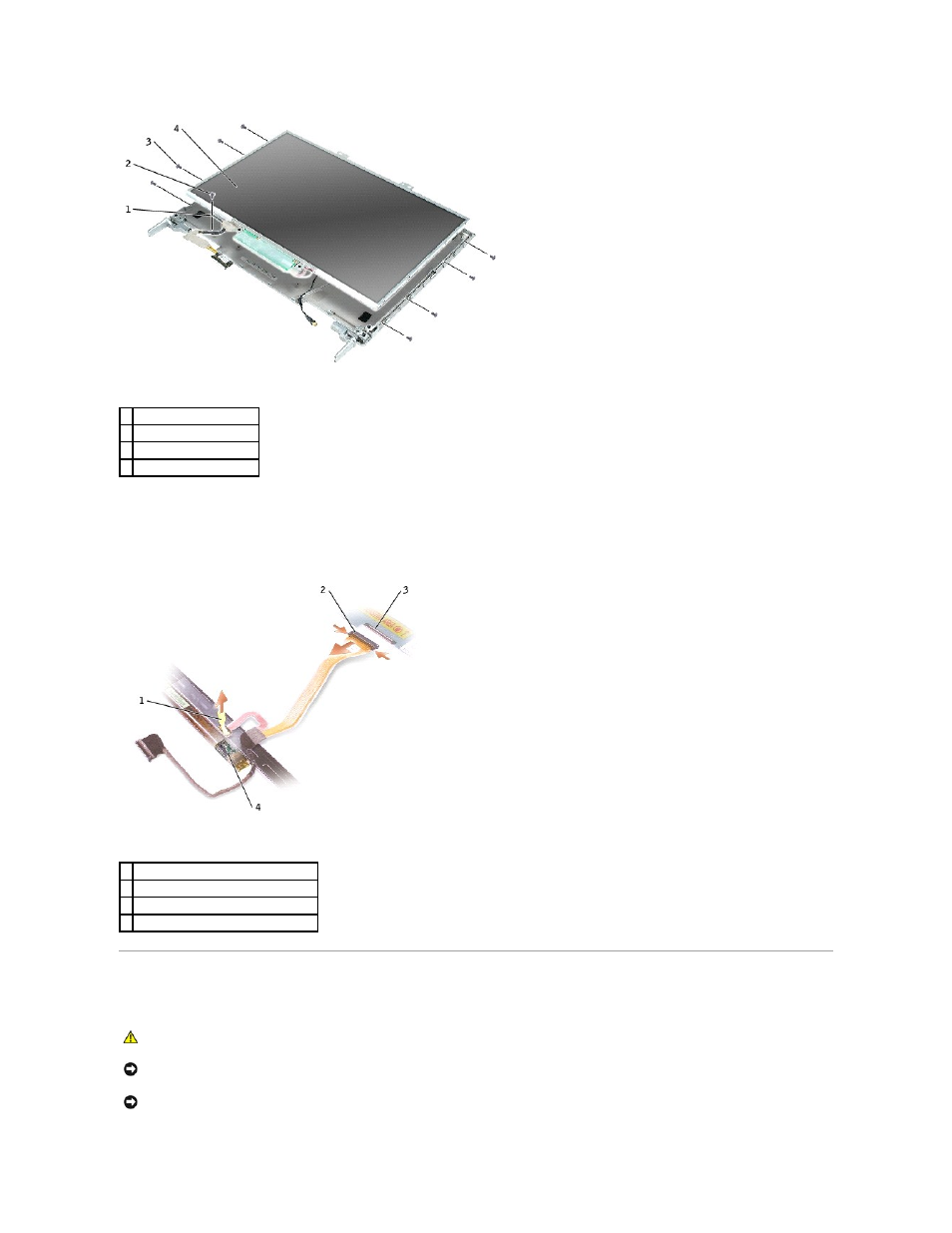 Display latch | Dell Inspiron 9100 User Manual | Page 14 / 51