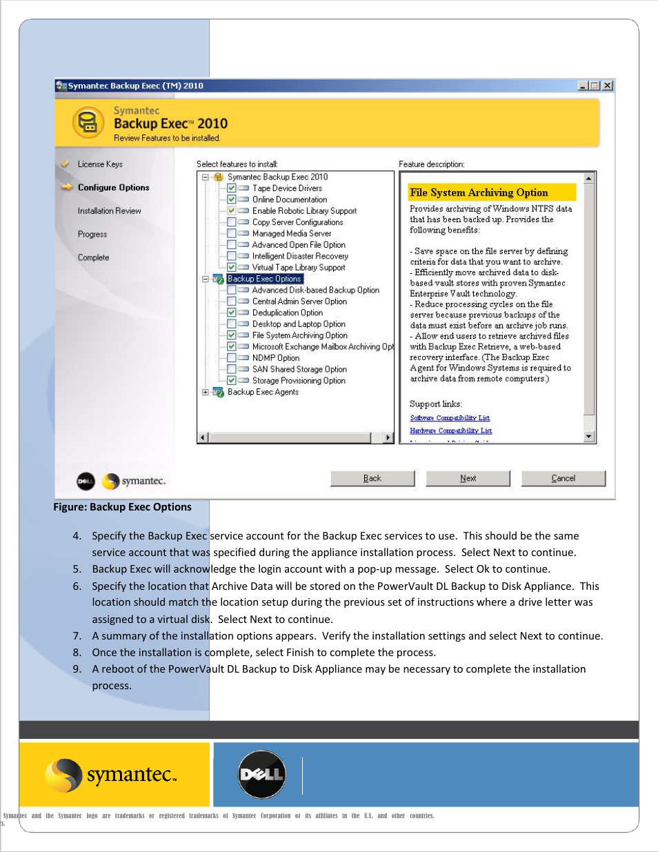 Dell PowerVault DL2200 User Manual | Page 19 / 20