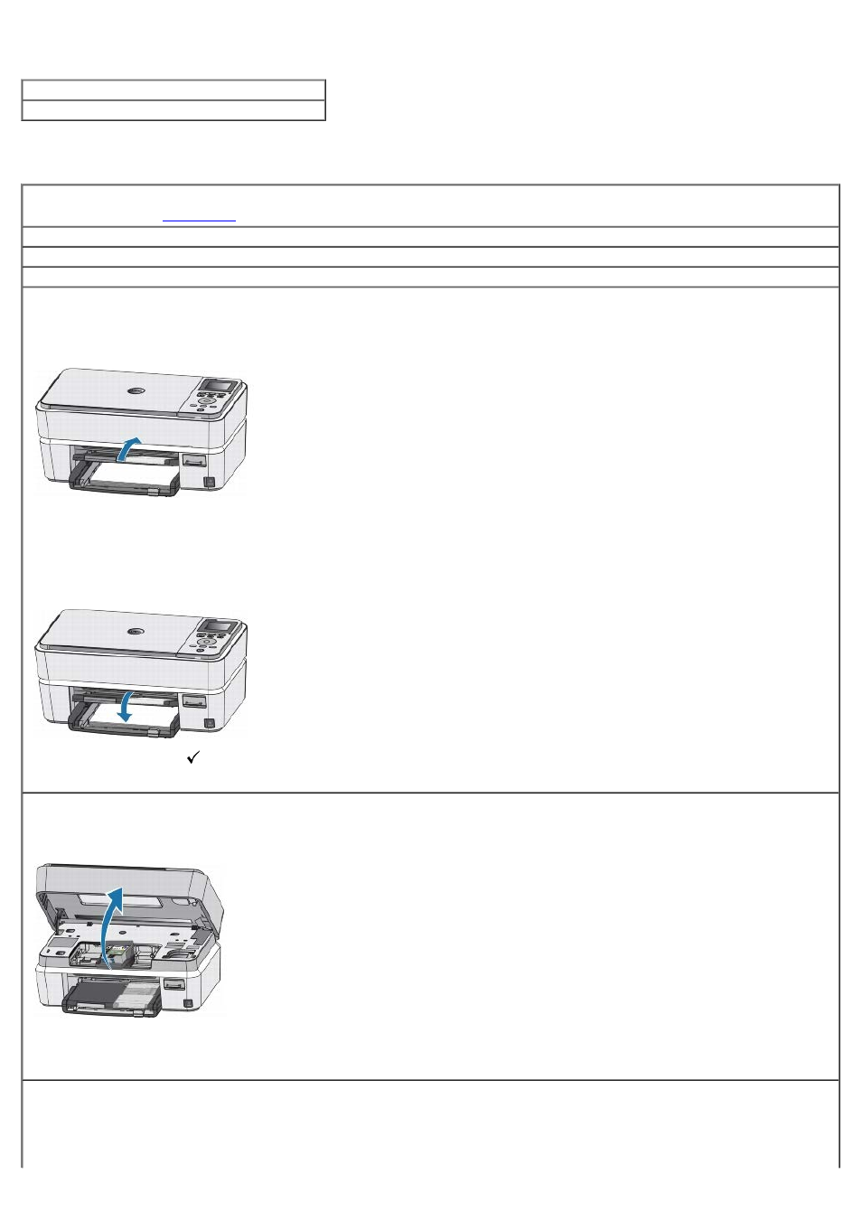 Ink cartridge problems, Paper problems | Dell P703w All In One Photo Printer User Manual | Page 49 / 105