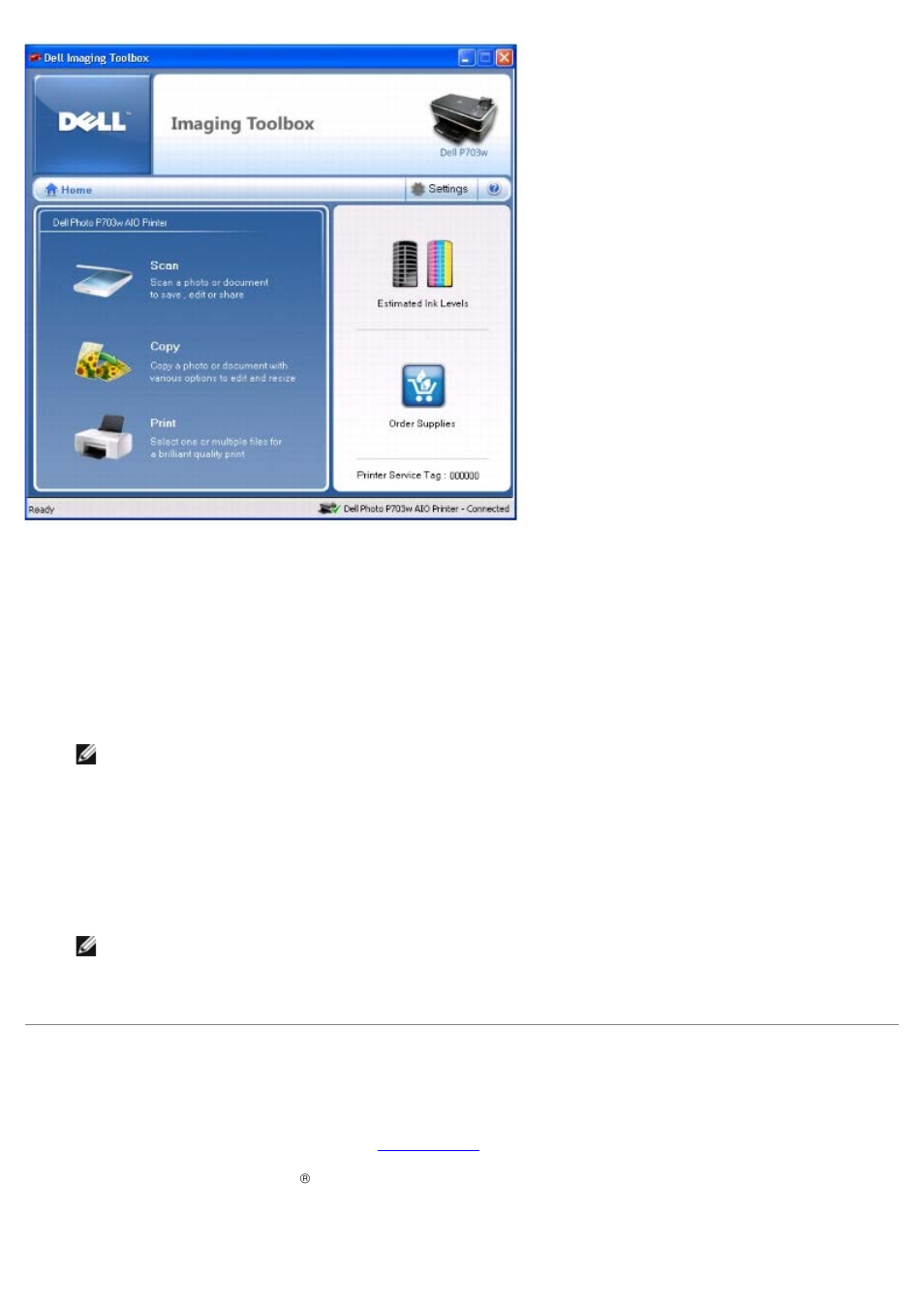 Dell P703w All In One Photo Printer User Manual | Page 54 / 105