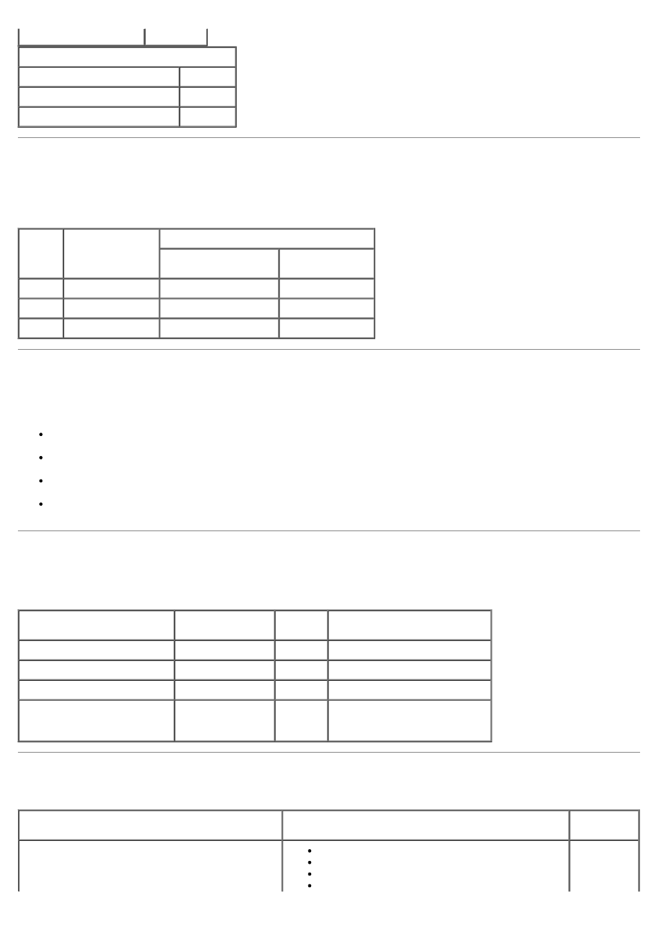 Print and scan mode capabilities, Operating system support, Memory specifications and requirements | Media types and sizes | Dell P703w All In One Photo Printer User Manual | Page 63 / 105