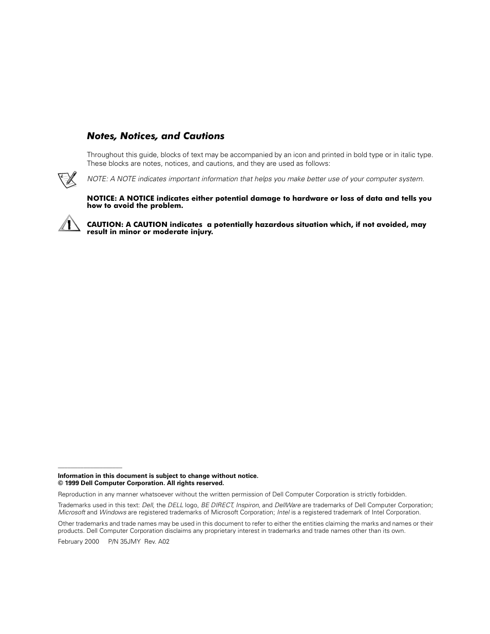 1rwhv1rwlfhvdqg&dxwlrqv | Dell Inspiron 5000e User Manual | Page 2 / 30