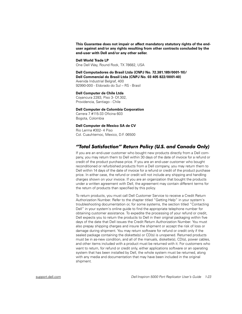 Dell Inspiron 5000e User Manual | Page 27 / 30