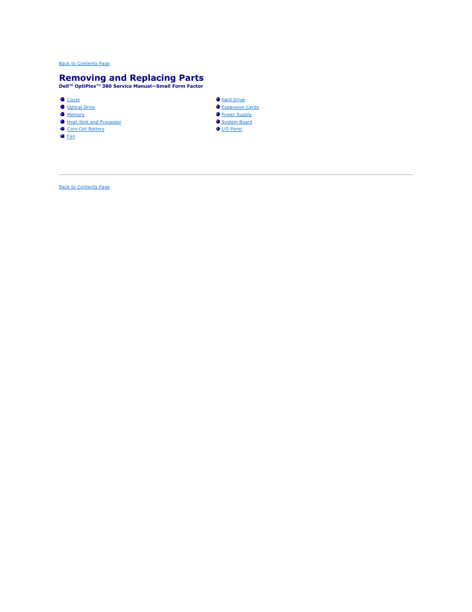 Removing and replacing parts | Dell OptiPlex 380 (Late 2009) User Manual | Page 34 / 49