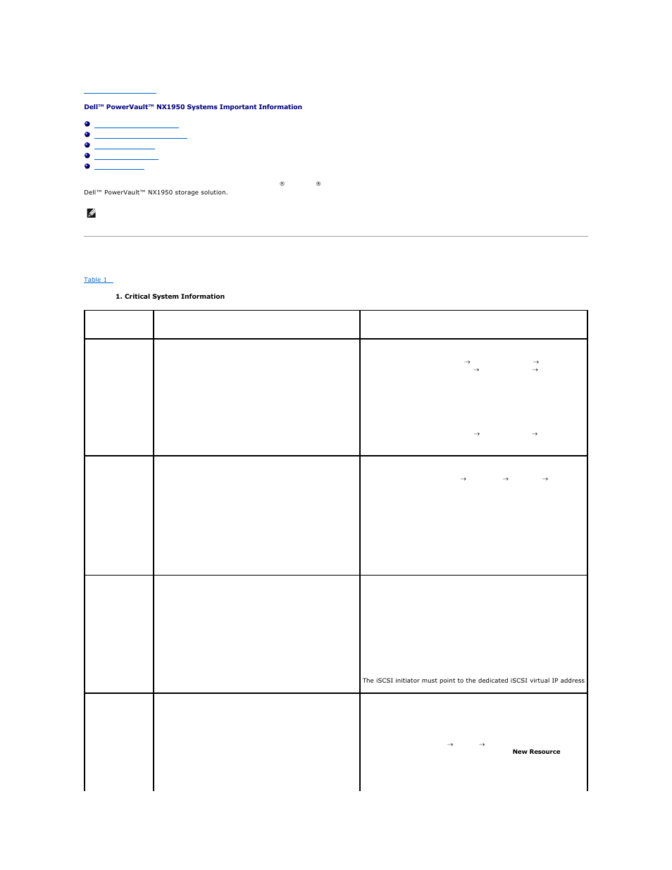 Critical system information | Dell PowerVault NX1950 User Manual | Page 2 / 10