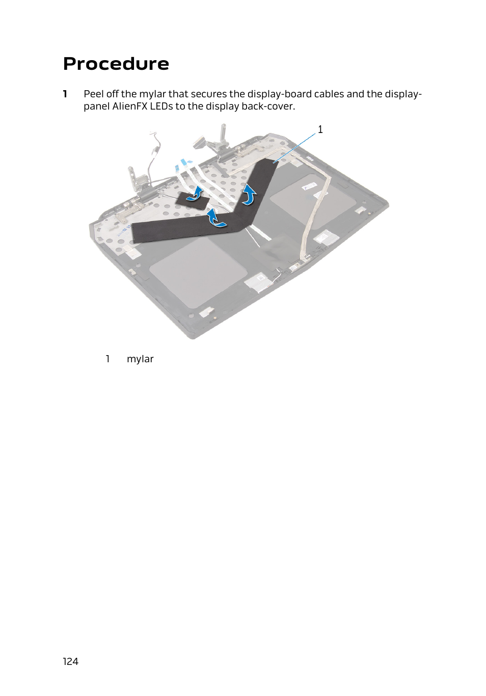 Procedure | Dell Alienware 17 R2 (Early 2015) User Manual | Page 124 / 144