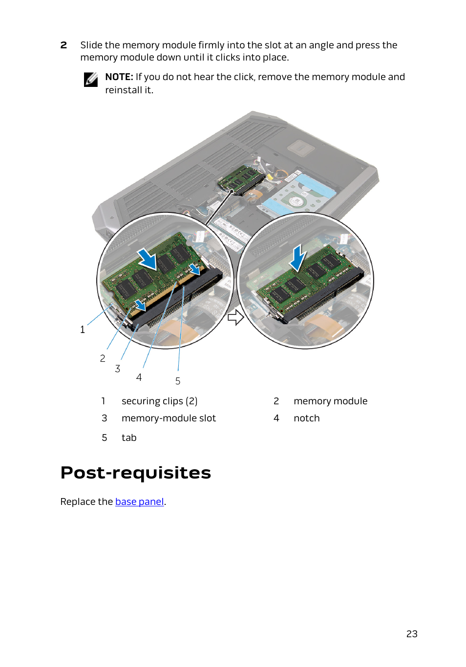 Post-requisites | Dell Alienware 17 R2 (Early 2015) User Manual | Page 23 / 144