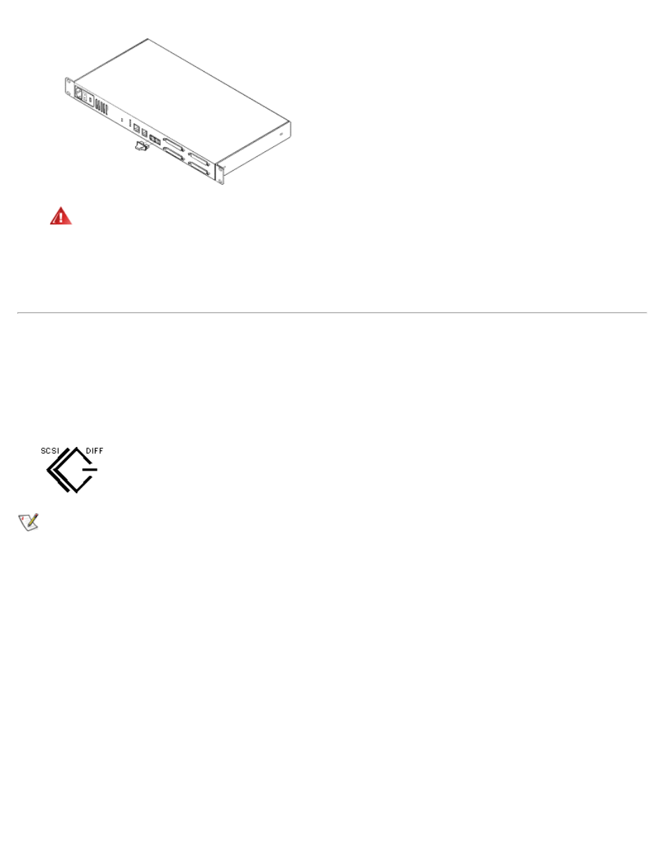 Scsi connection | Dell PowerVault 35F (Fibre Channel Bridge) User Manual | Page 15 / 88