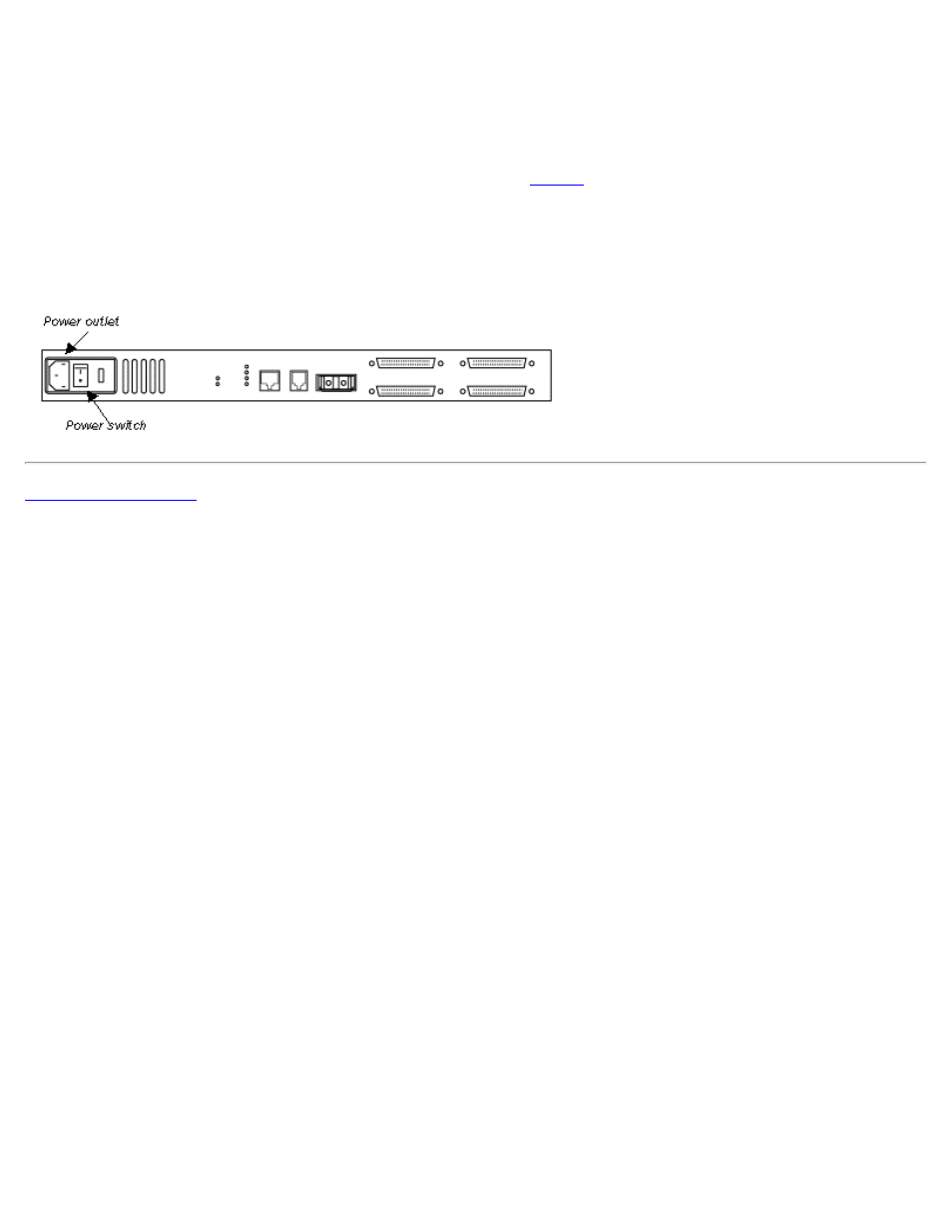 Connecting the power cord | Dell PowerVault 35F (Fibre Channel Bridge) User Manual | Page 18 / 88