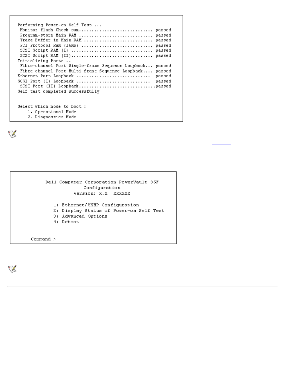 Ethernet/snmp configuration | Dell PowerVault 35F (Fibre Channel Bridge) User Manual | Page 29 / 88