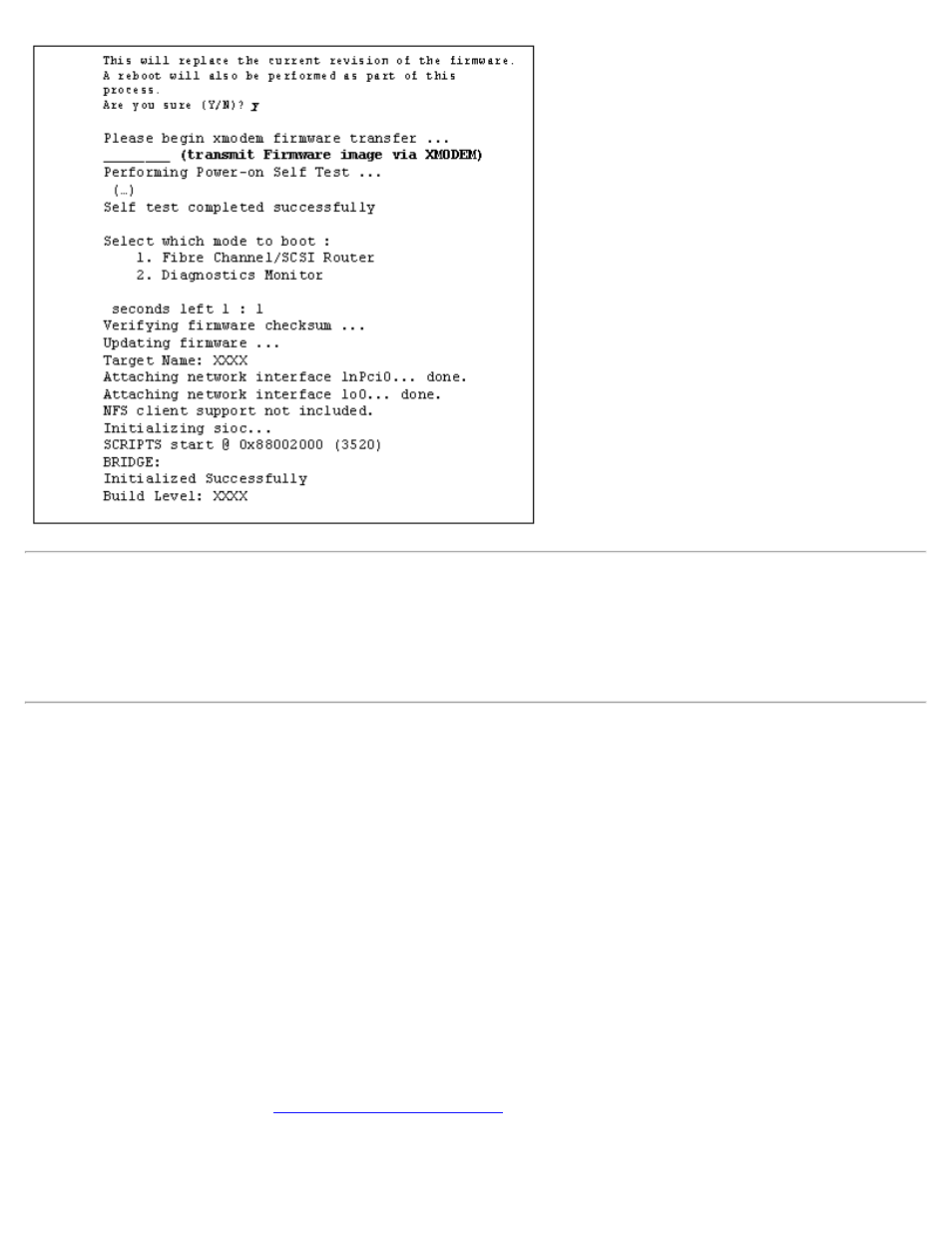 Reboot, Web management interface | Dell PowerVault 35F (Fibre Channel Bridge) User Manual | Page 39 / 88