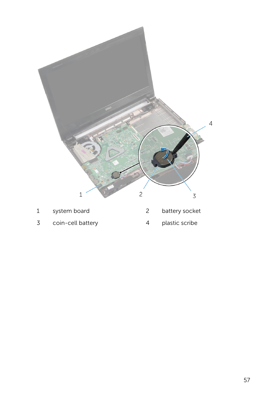 Dell Inspiron 14 (3443, Early 2015) User Manual | Page 57 / 88
