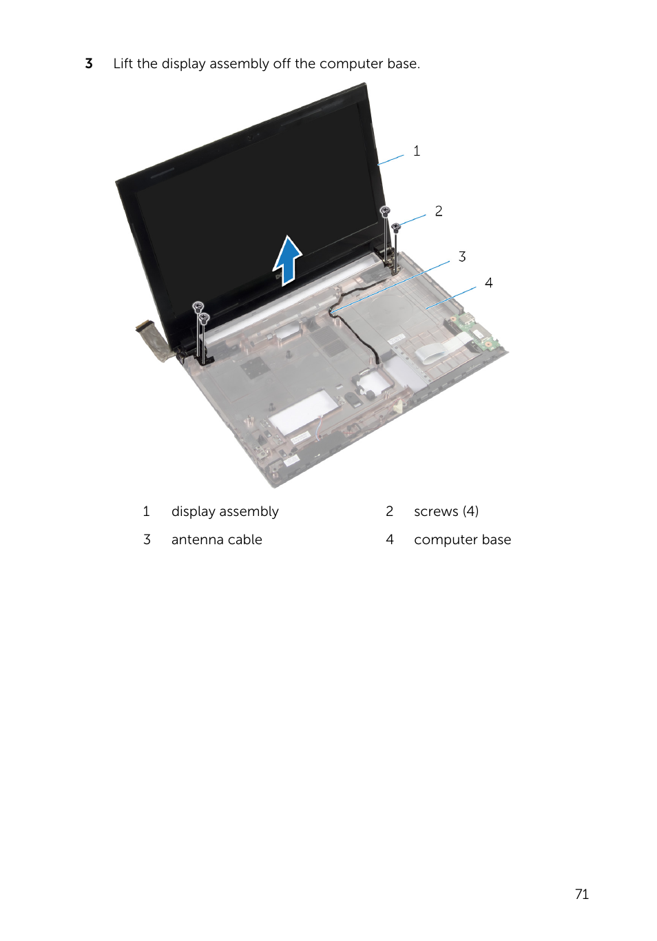 Dell Inspiron 14 (3443, Early 2015) User Manual | Page 71 / 88
