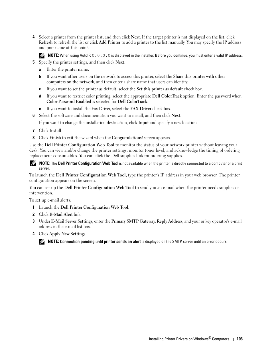 Dell C3765dnf Color Laser Printer User Manual | Page 105 / 578