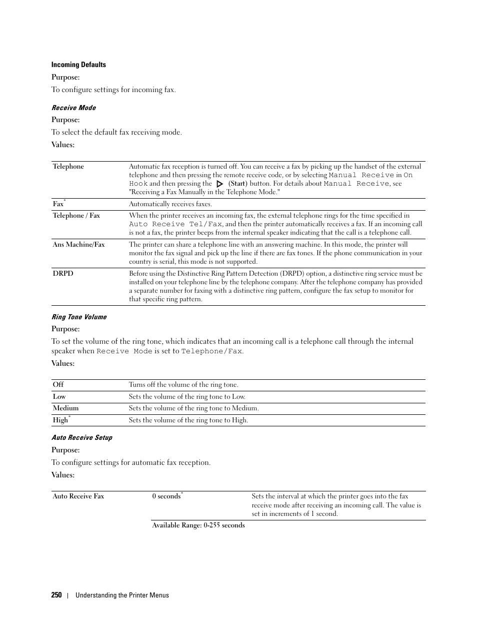 Dell C3765dnf Color Laser Printer User Manual | Page 252 / 578