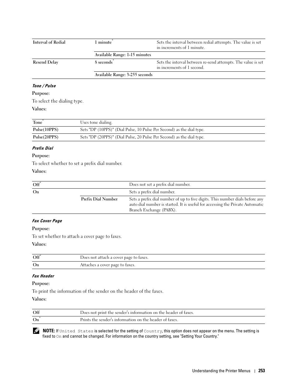 Dell C3765dnf Color Laser Printer User Manual | Page 255 / 578