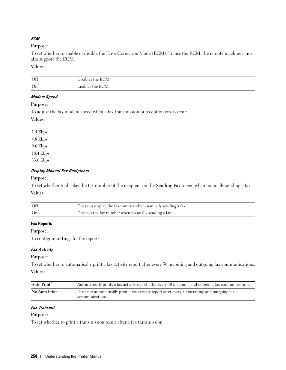 Dell C3765dnf Color Laser Printer User Manual | Page 256 / 578