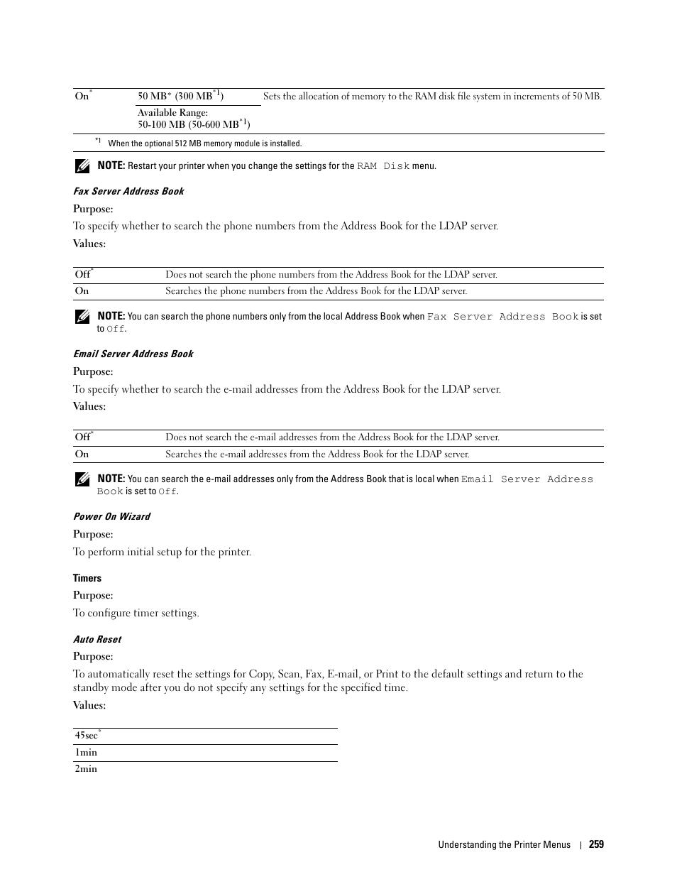 Dell C3765dnf Color Laser Printer User Manual | Page 261 / 578