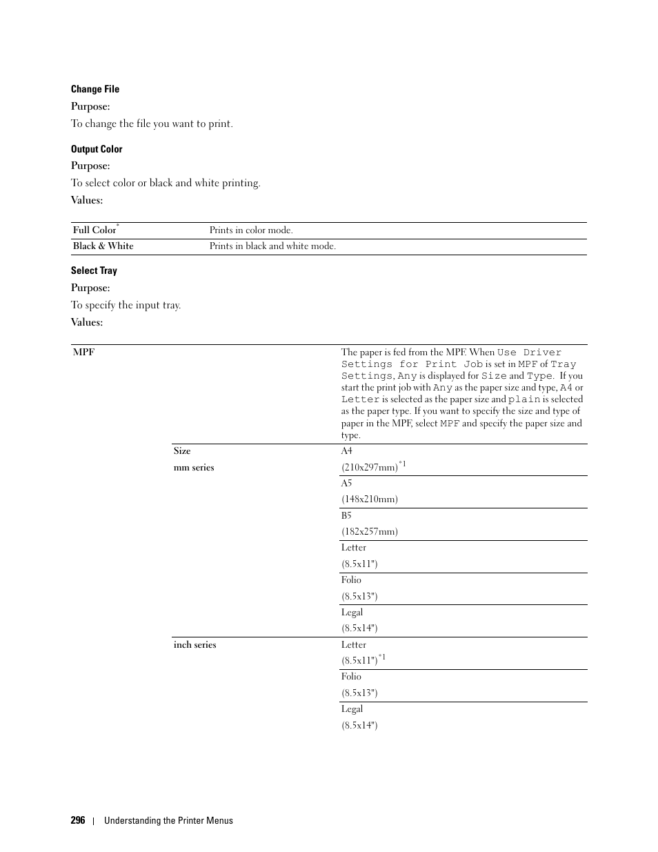 Dell C3765dnf Color Laser Printer User Manual | Page 298 / 578