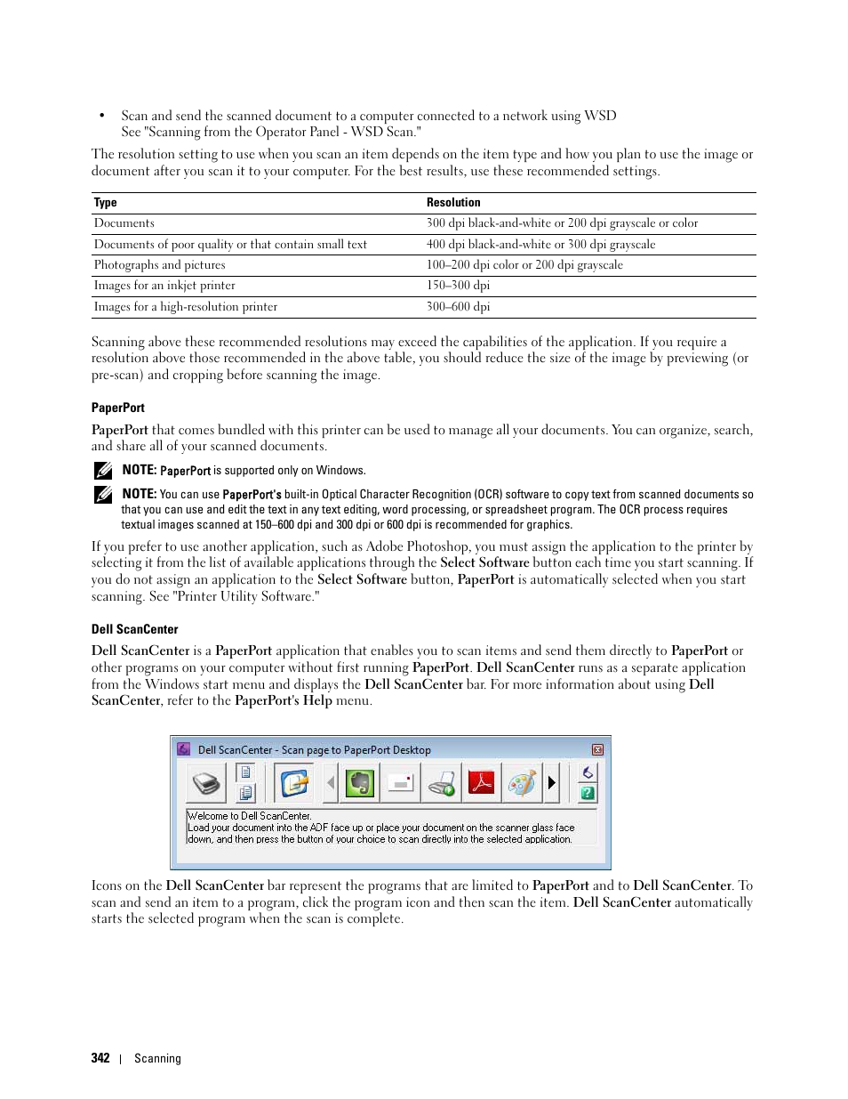 Dell C3765dnf Color Laser Printer User Manual | Page 344 / 578