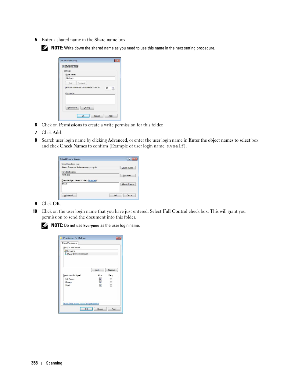 Dell C3765dnf Color Laser Printer User Manual | Page 360 / 578
