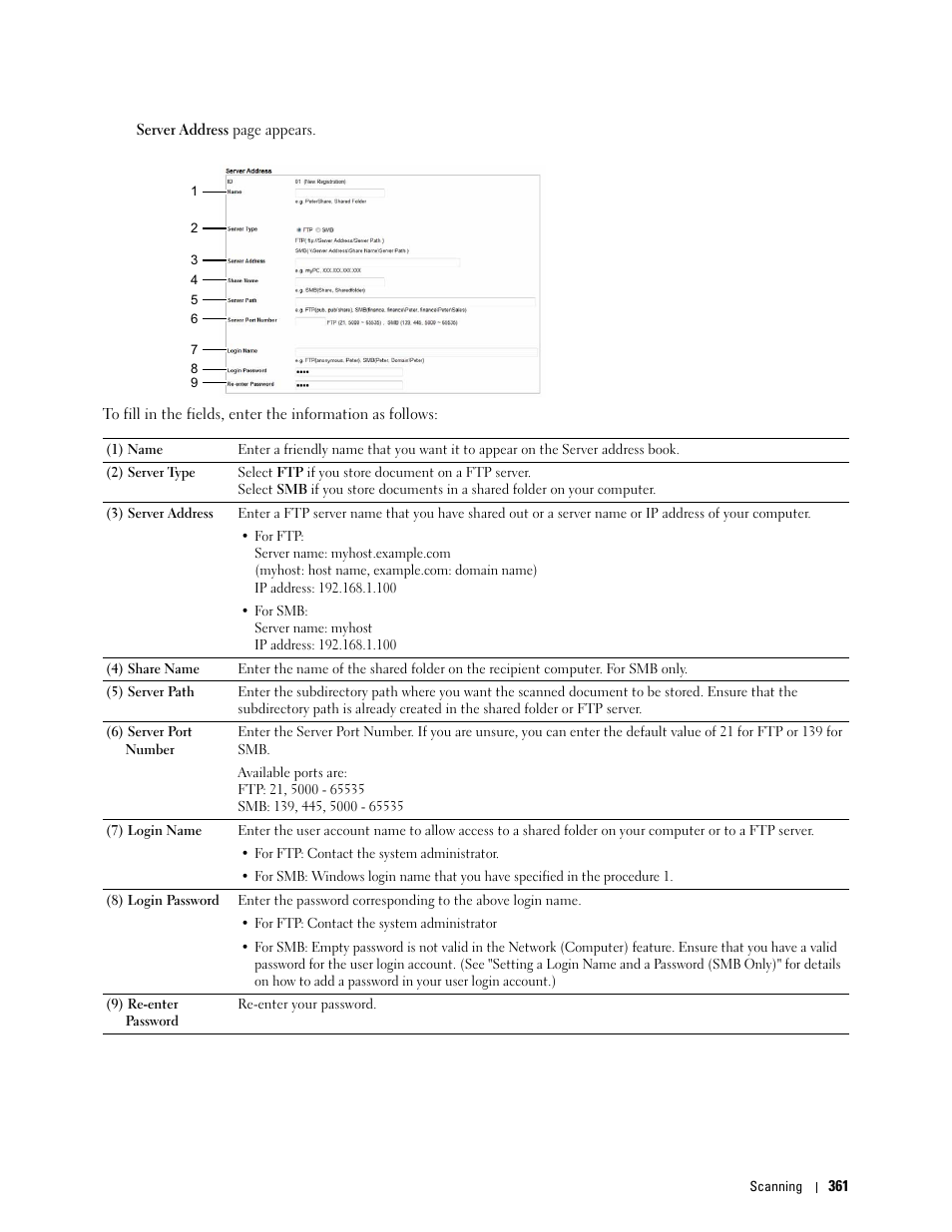 Dell C3765dnf Color Laser Printer User Manual | Page 363 / 578