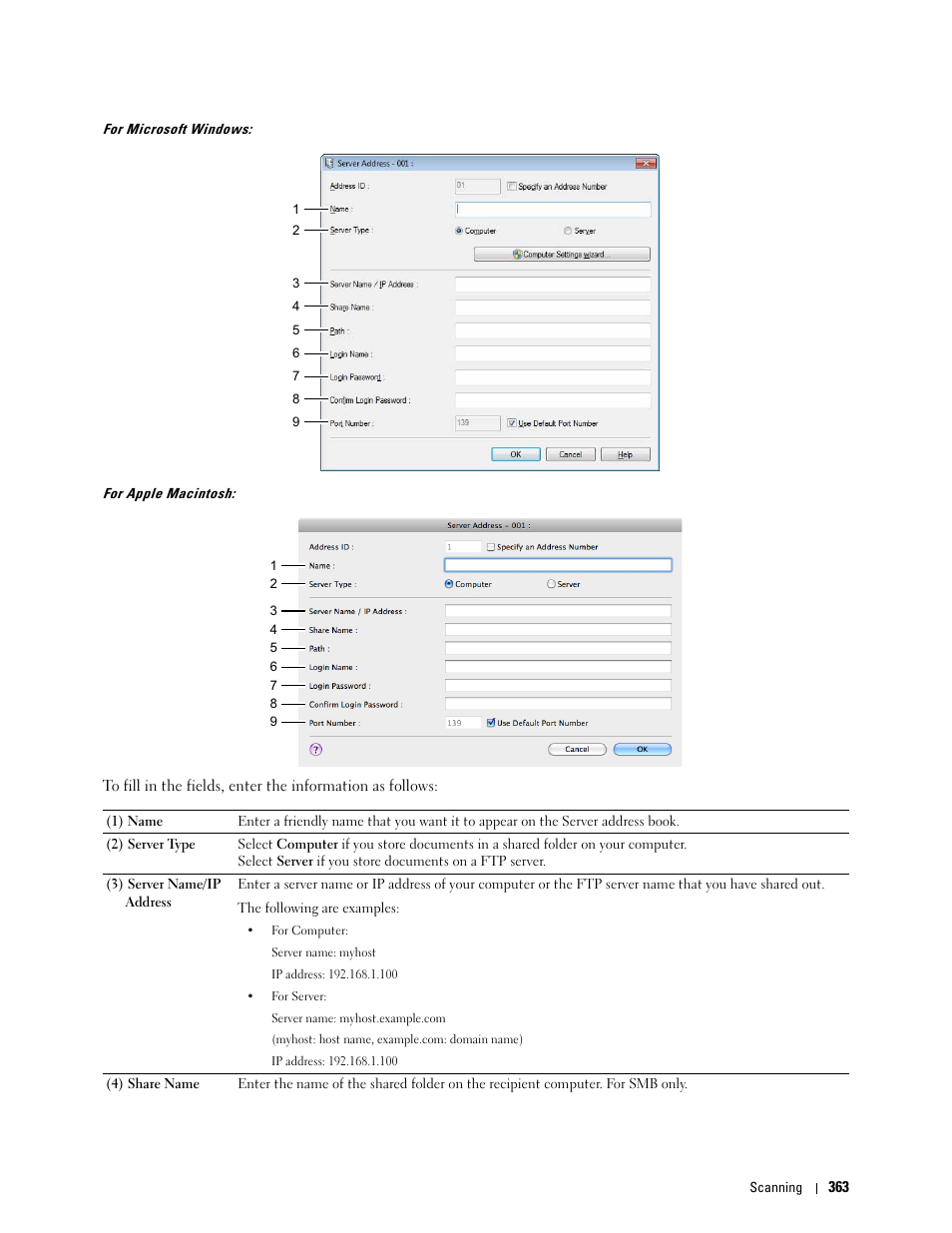 Dell C3765dnf Color Laser Printer User Manual | Page 365 / 578