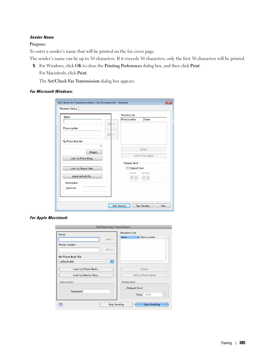 Dell C3765dnf Color Laser Printer User Manual | Page 387 / 578