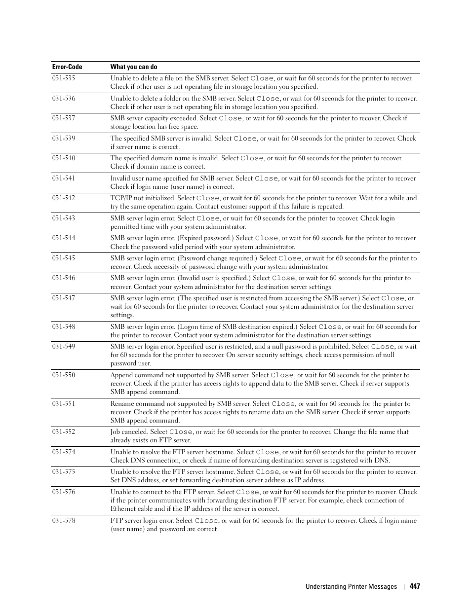 Dell C3765dnf Color Laser Printer User Manual | Page 449 / 578