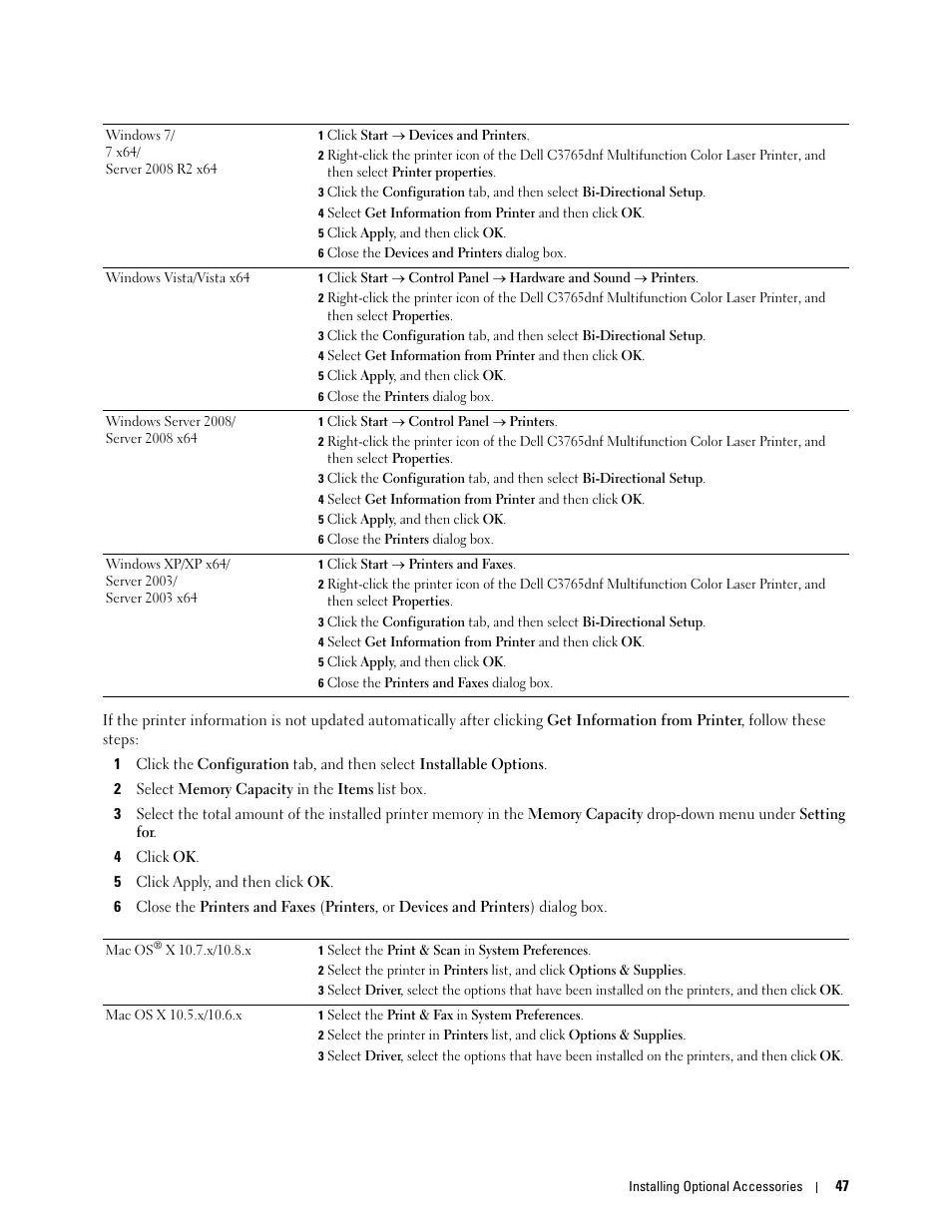 Dell C3765dnf Color Laser Printer User Manual | Page 49 / 578