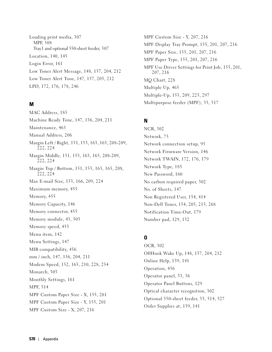Dell C3765dnf Color Laser Printer User Manual | Page 572 / 578