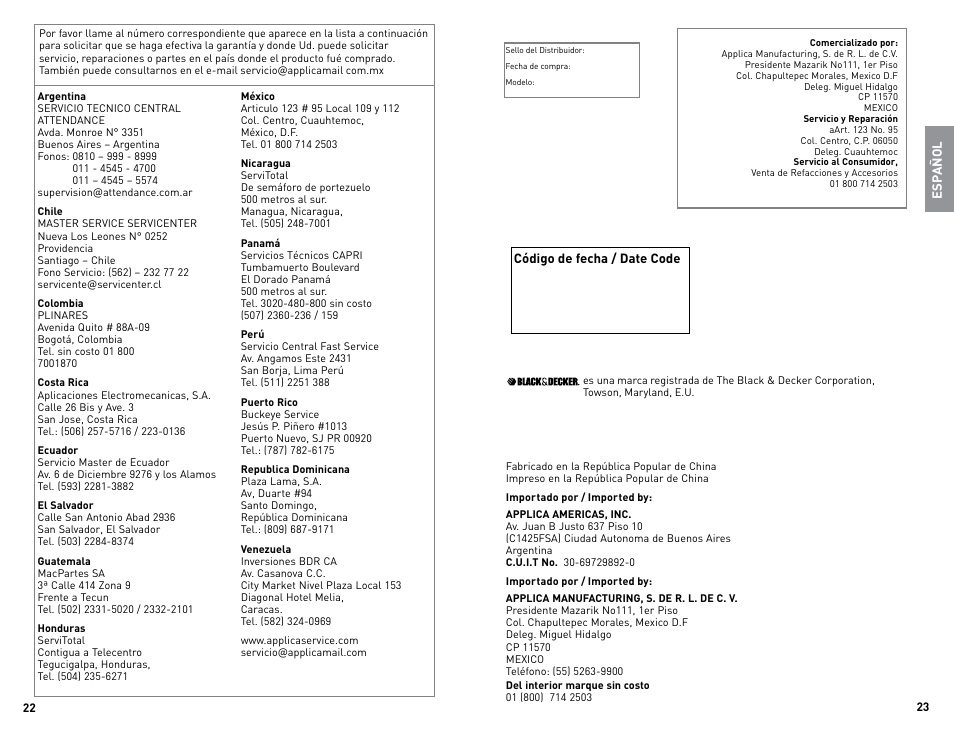 Black & Decker TRO964 User Manual | Page 12 / 13