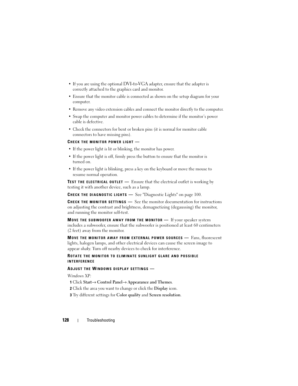 Dell Precision T3400 (Late 2007) User Manual | Page 128 / 290